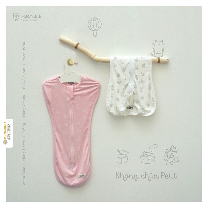 HRNEE - Nhộng chũn Petit cho bé từ sơ sinh, Suzy baby