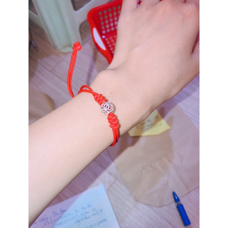 Vòng tay chỉ đỏ kim tiền mang ý nghĩa may mắn tài lộc bình an - bạc 925 cao cấp | BigBuy360 - bigbuy360.vn