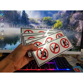 Biển Cấm trong nhà vệ sinh