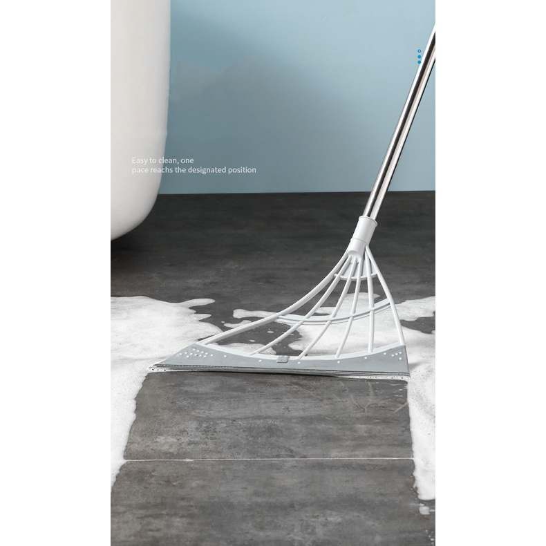 Chổi Gạt Nước, Quét Sàn Dài 109 cm, Lau Kính Thông MinH Bằng Silicon, Giúp Lau Chùi Nhanh Chóng, Tiết Kiệm Thời Gian