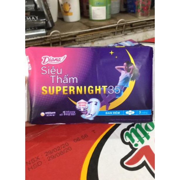 Băng Vệ Sinh Diana Supernight Ban Đêm