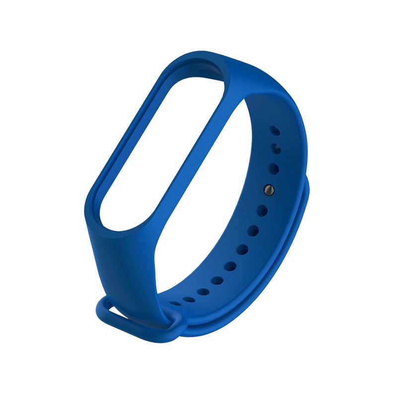 Dây đeo silicon màu trơn tùy chọn thay thế cho Xiaomi Mi Band 4 3 5 6 M3 M4 M5 M6