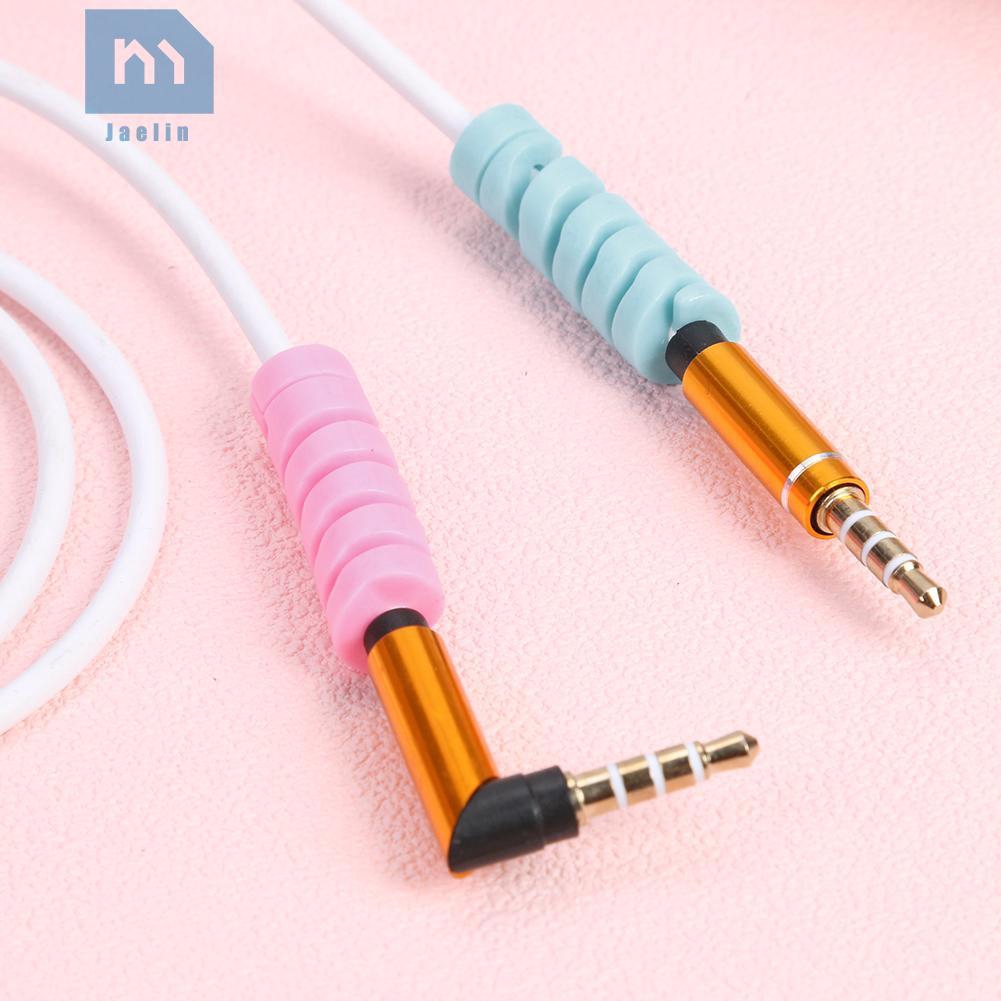 Phụ Kiện Bảo Vệ Dây Cáp Sạc Dạng Xoắn Ốc Cho Iphone Android