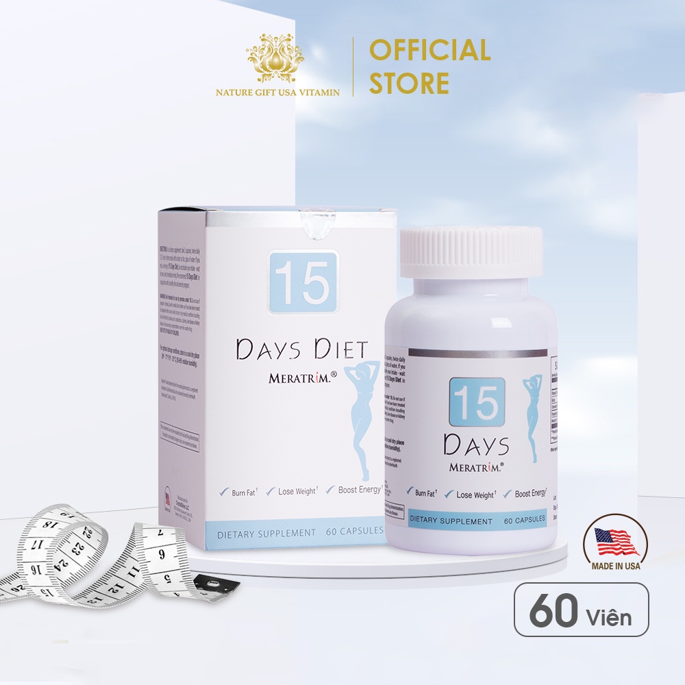 Combo Viên Uống Collagen Thủy Phân + Viên Uống Giảm Cân 15 Days Nature Gift