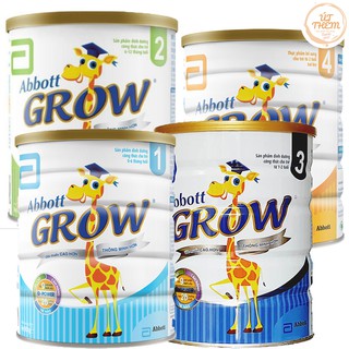 Sữa Bột Abott Grow Tăng Chiều Cao Số 2,3,4 lon 900g