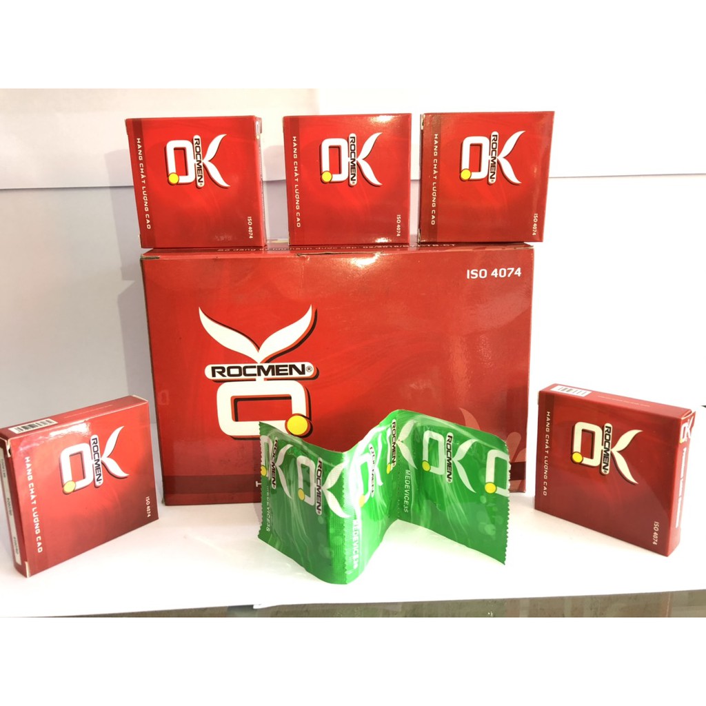 5 hộp bao cao su OK Rocmen