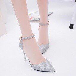 Giày cao gót 7 phân bít mũi kim tuyến Ha82_01