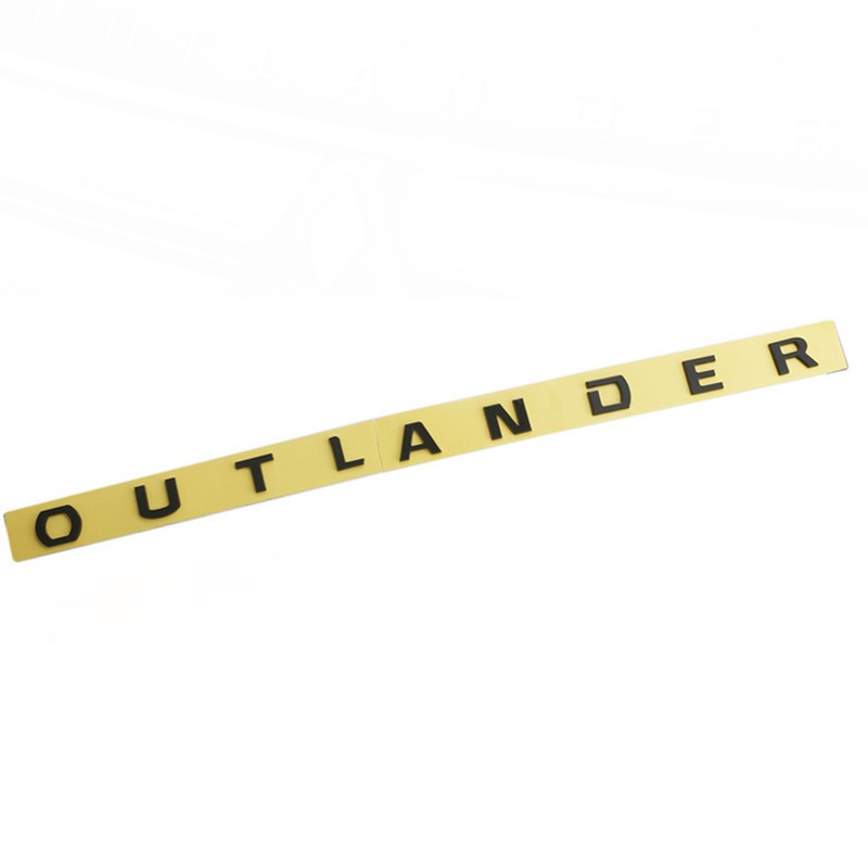 Sticker Chữ Outlander ABS Dán Trang Trí Xe Hơi 2013-2019 Mitsubishi Outlander