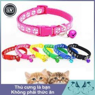 Vòng cổ cho chó mèo có chuông Phụ kiện Long Vũ