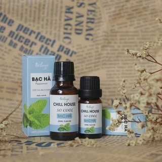 Tinh dầu bạc hà nguyên chất-xông phòng, thư giãn-mùi hương the mát sảng khoái