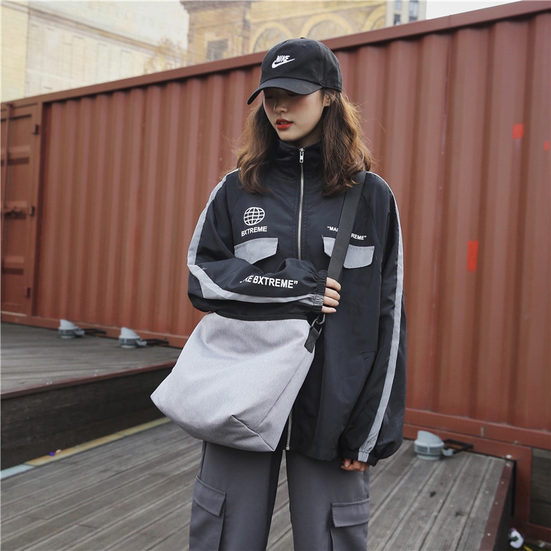 Túi Đeo Chéo Nylon Hàn Quốc 3 Màu Cho Nam