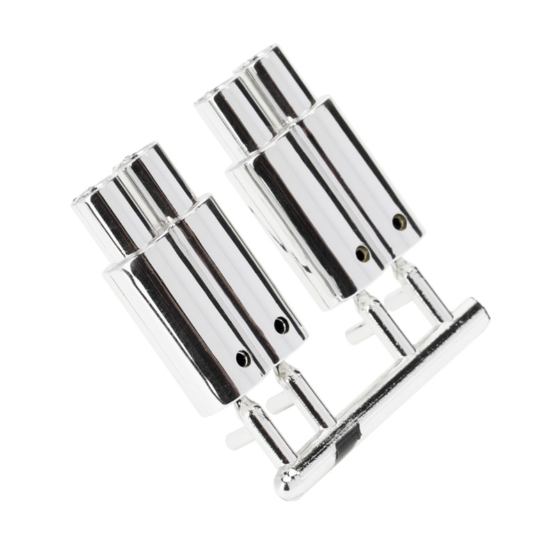 Ống Xả Kép Cho Xe Địa Hình Điều Khiển 1 / 10 Crawler Buggy Traxxas Tamiya HSP HPI Kyosho