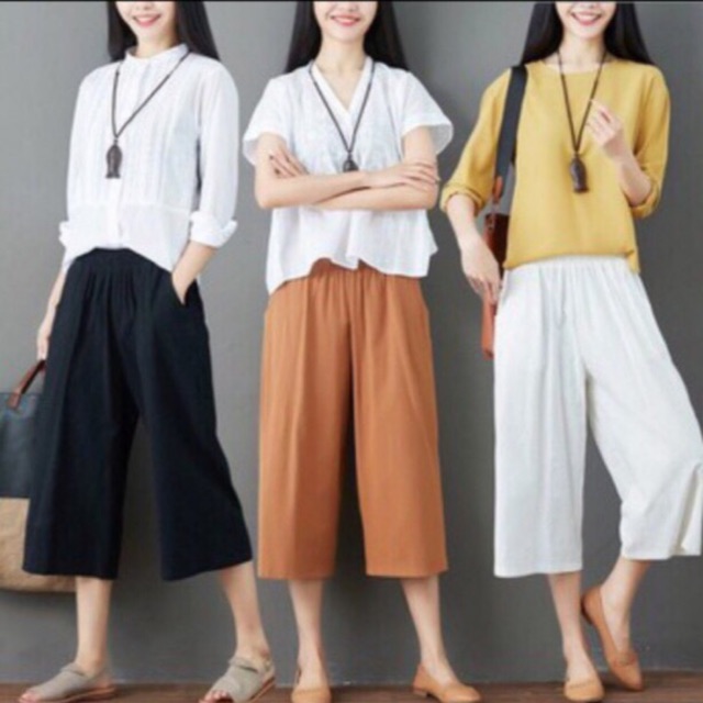 QUẦN ỐNG RỘNG LỬNG (ĐŨI LỤA CAO CẤP KÈM VIDEO)