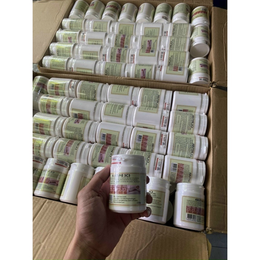 Kem Kích Trắng Abutine 3C3 Thái Lan Màu Vàng Hủ 250g - Mỹ Phẩm Hân Trinh