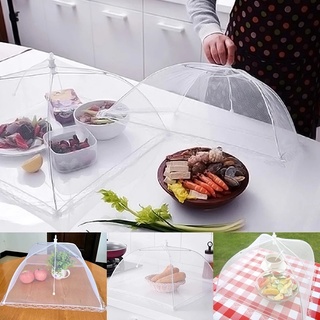 Kitchen Picnic Foldable Rectangular Mesh Insect-proof Food Cover / Removable Washable Breathable Dish Cover