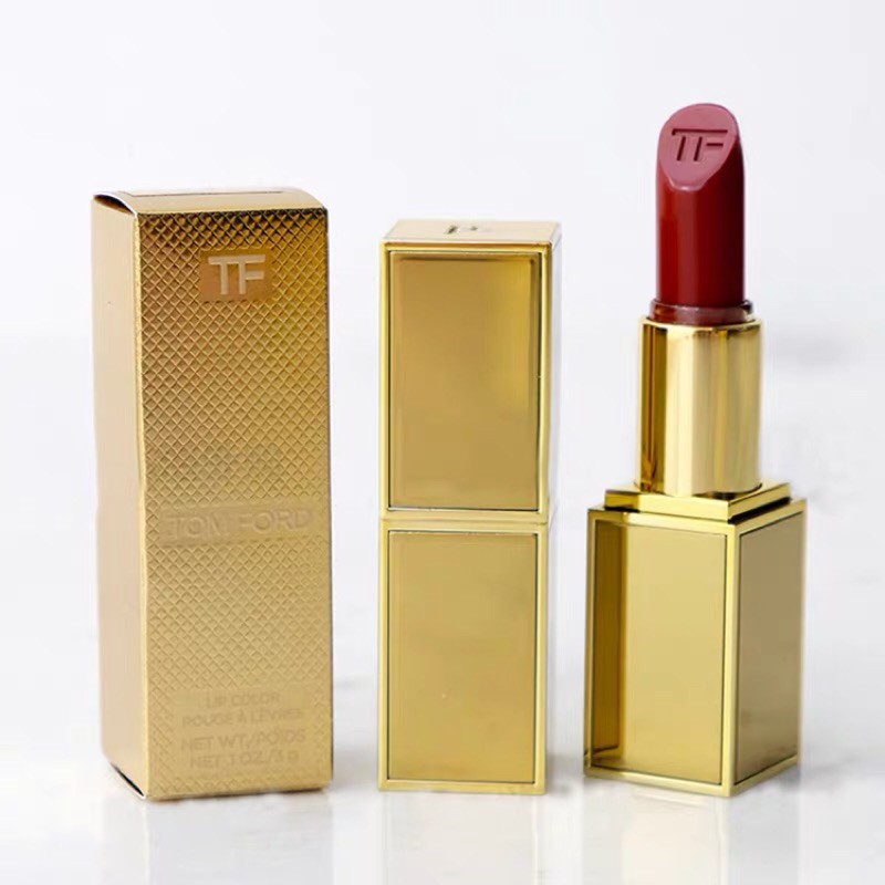 Yolo ❤ Son môi trang điểm Tom Ford ống màu vàng 15# 16# 69# 80#