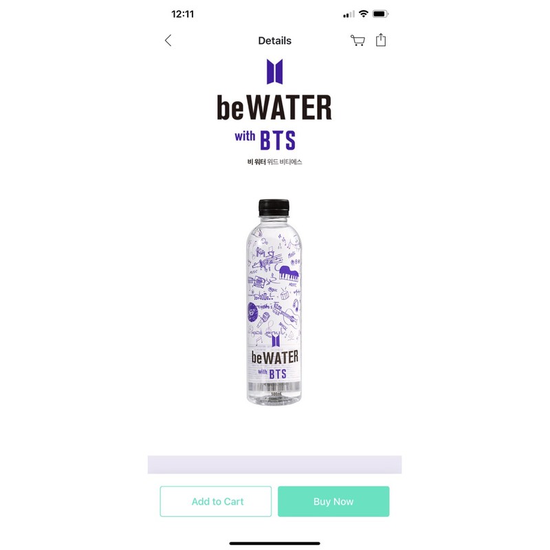 Nước Suối BTS - Be Water BTS