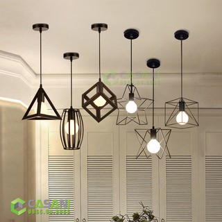 Đèn thả hình khối nhiều hình
