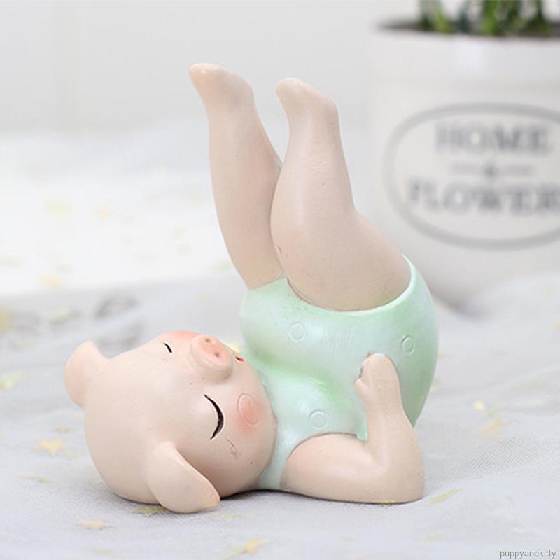 Mô hình chú heo tập Yoga xinh xắn dành cho trang trí