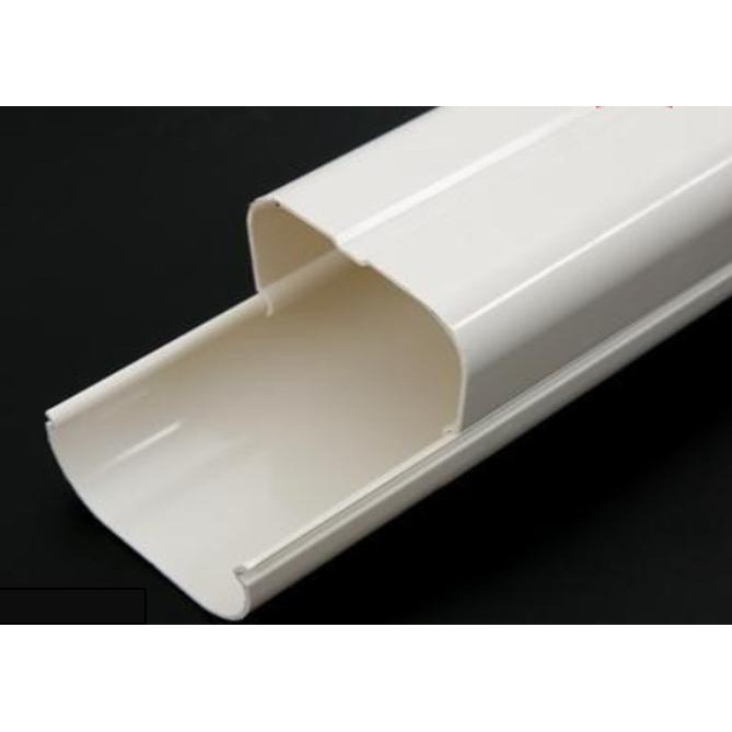 WIPCOOL Ống nối nhựa PVC bọc, trang trí bảo vệ đường ống kết nối điều hòa Trong và ngoài