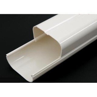 WIPCOOL Ống nối nhựa PVC bọc, trang trí bảo vệ đường ống kết nối điều hòa Trong và ngoài
