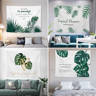 Tranh Vải Treo Tường Trang Trí Hình Cây Xanh Phong Cách Bắc Âu