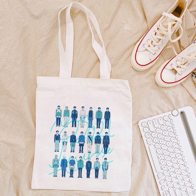 Nct - Album thứ 3 Universe / NCT2021 Túi Tote vải đẹp Túi vũ trụ NCT 2021 NCT Người hâm mộ