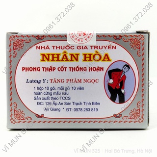 Phong Thấp Cốt Thống Hoàn hộp 10 gói