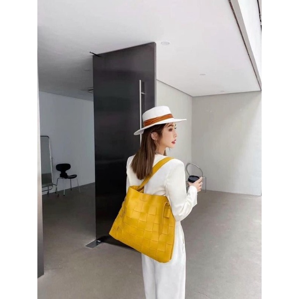 TNS - Túi tote form chữ nhật dạ đan Capiza - 3 màu