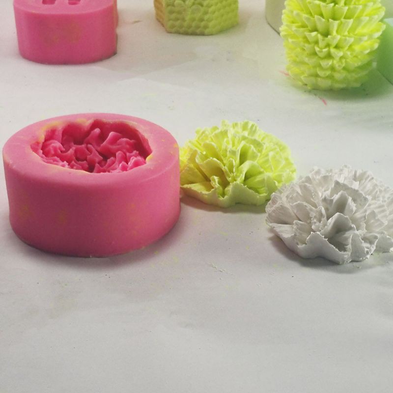 Khuôn silicon 4D Hoa phăng trang trí bánh thạch