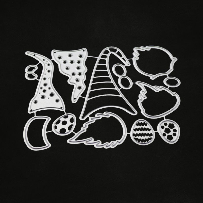 Khuôn Cắt Giấy Làm Từ Kim Loại Hình Trái Tim Trang Trí Scrapbook