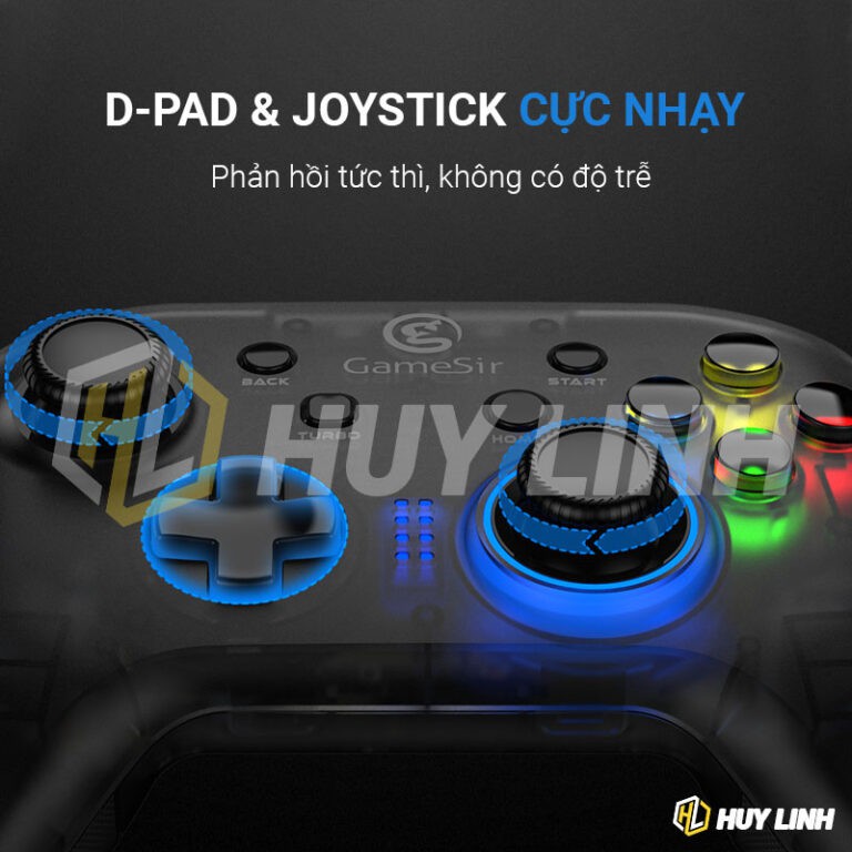 [ Chính hãng] Tay cầm chơi game Gamesir T4W có dây giá rẻ cho PC/Laptop - Chơi tốt cho FO4/Fifa