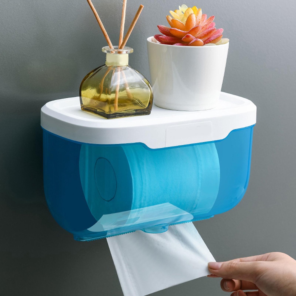Hộp Đựng Giấy Vệ Sinh Gắn Tường Chống Thấm Nước Tiện Dụng