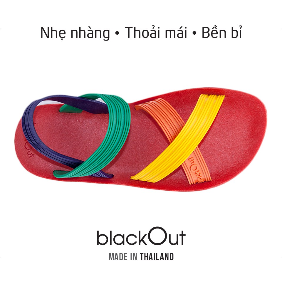 Giày quai chéo X1 blackOut Nữ