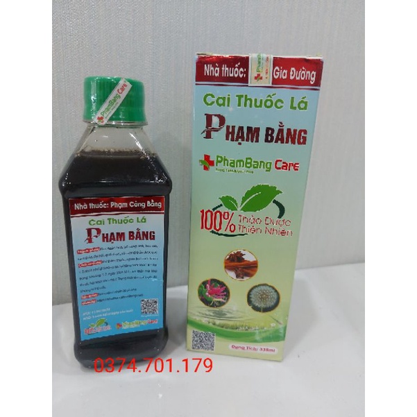 Cai thuốc lá Phạm Bằng chính hãng  [Sale xả hàng - hưởng ứng phòng chống Covid 19] Cam kết cai thành công và ko tái hút