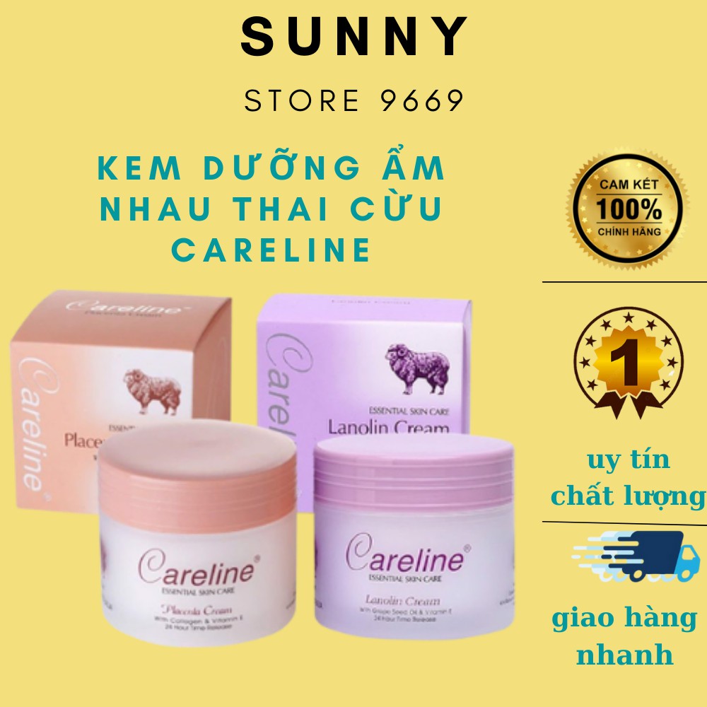 Kem dưỡng ẩm trắng da nhau thai cừu careline 100g chính hãng | BigBuy360 - bigbuy360.vn