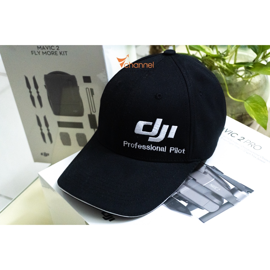Mũ lưỡi trai  DJI Professional Pilot sành điệu khaki dày mịn cao cấp ***FREESHIP***