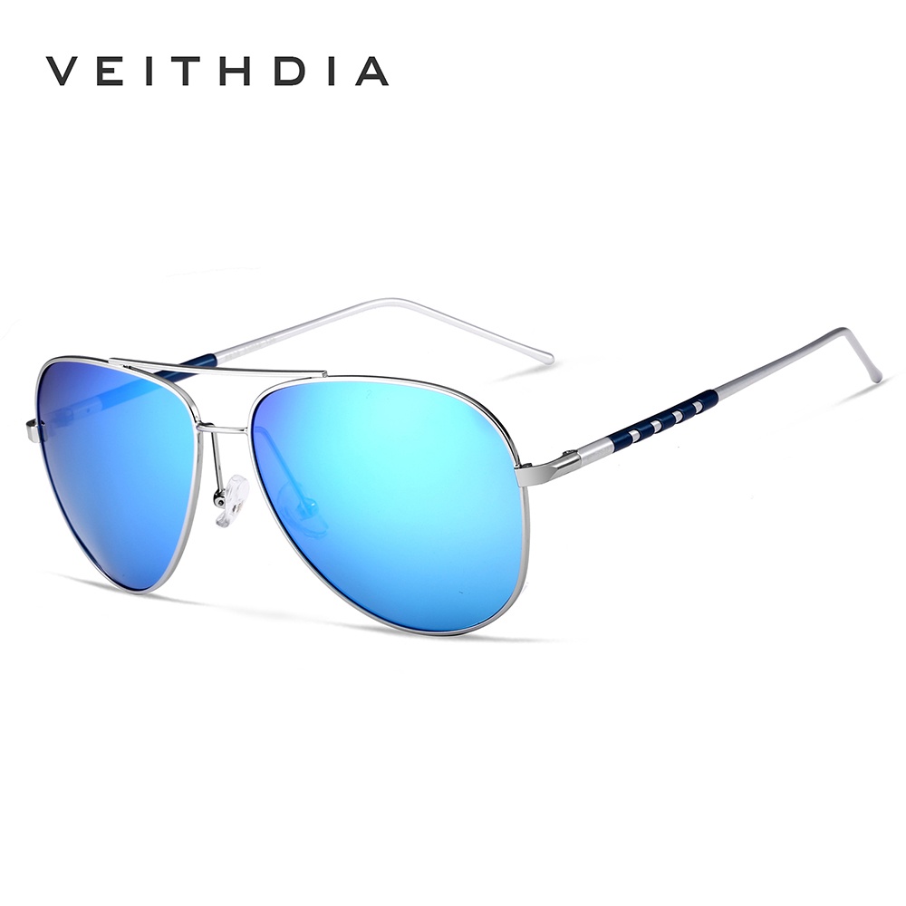 [Có Hộp] VEITHDIA 2839 Kính Râm Nam Phân Cực Hợp Kim Nhôm Magie Nhiều Màu Sắc Chống Nắng Ngoài Trời Thiết Kế Thương Hiệu VEITHDIA
