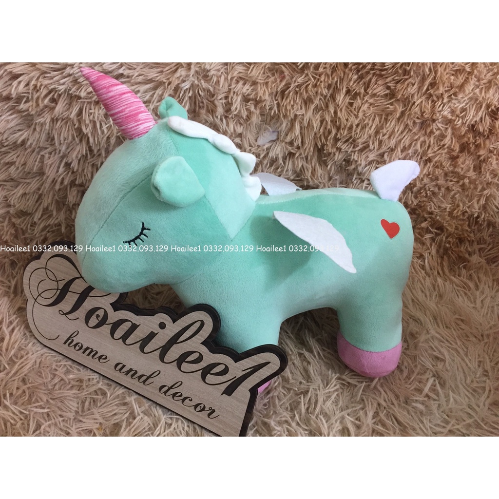 Gấu bông thỏ hồng.khủng long.quả bơ.mèo xám.voi con.ngựa pony thú nhồi bông mềm mịn, size 40cm