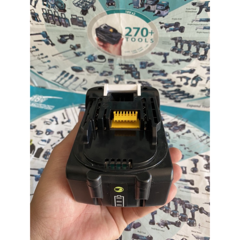 Pin Makita 14.4V 5ah Cell samsung 25R nhận sạc zin