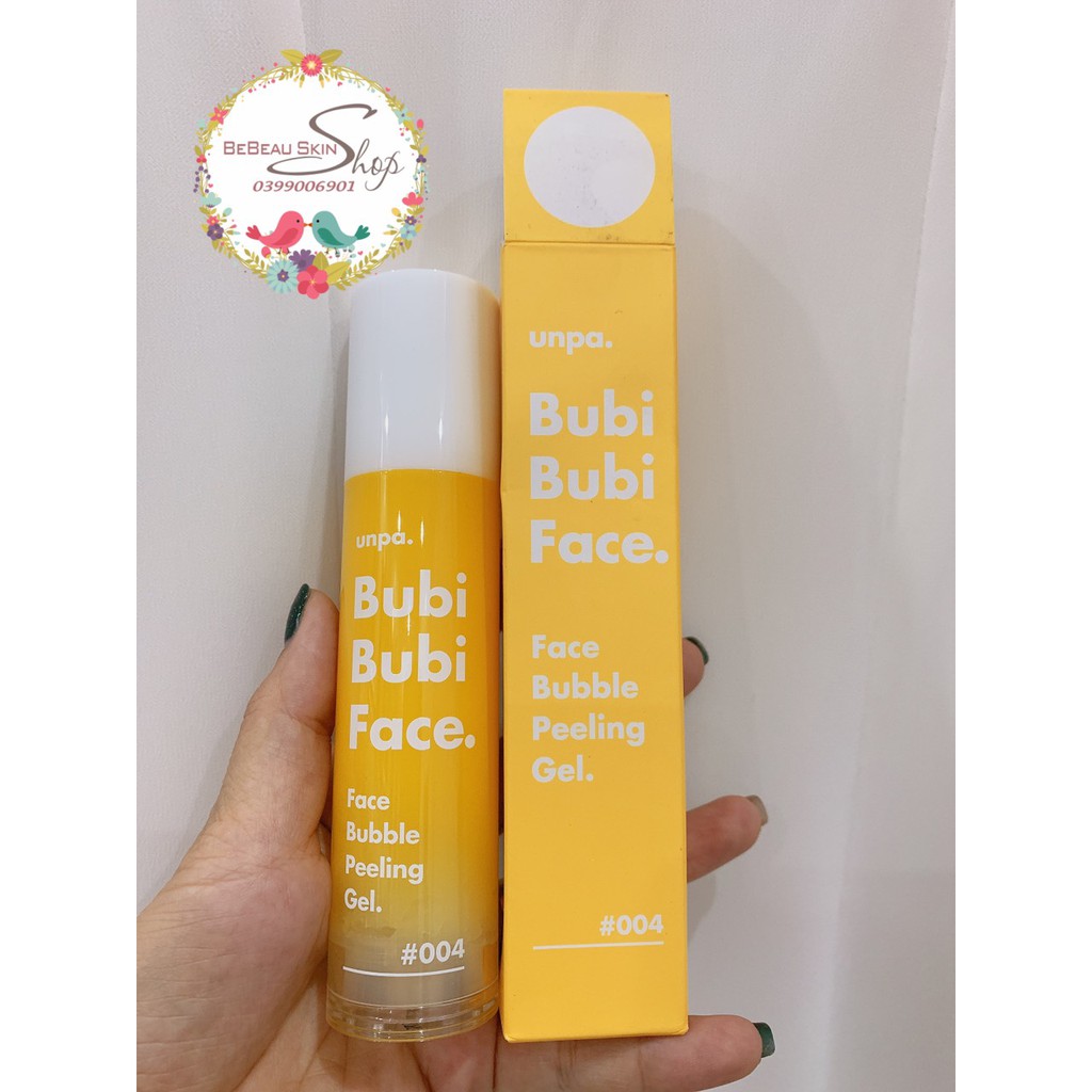 Tẩy Tế Bào Chết Mặt Unpa Bubi Bubi Face Peeling Gel 50ml Hàn Quốc - Tẩy da chết sủi bọt