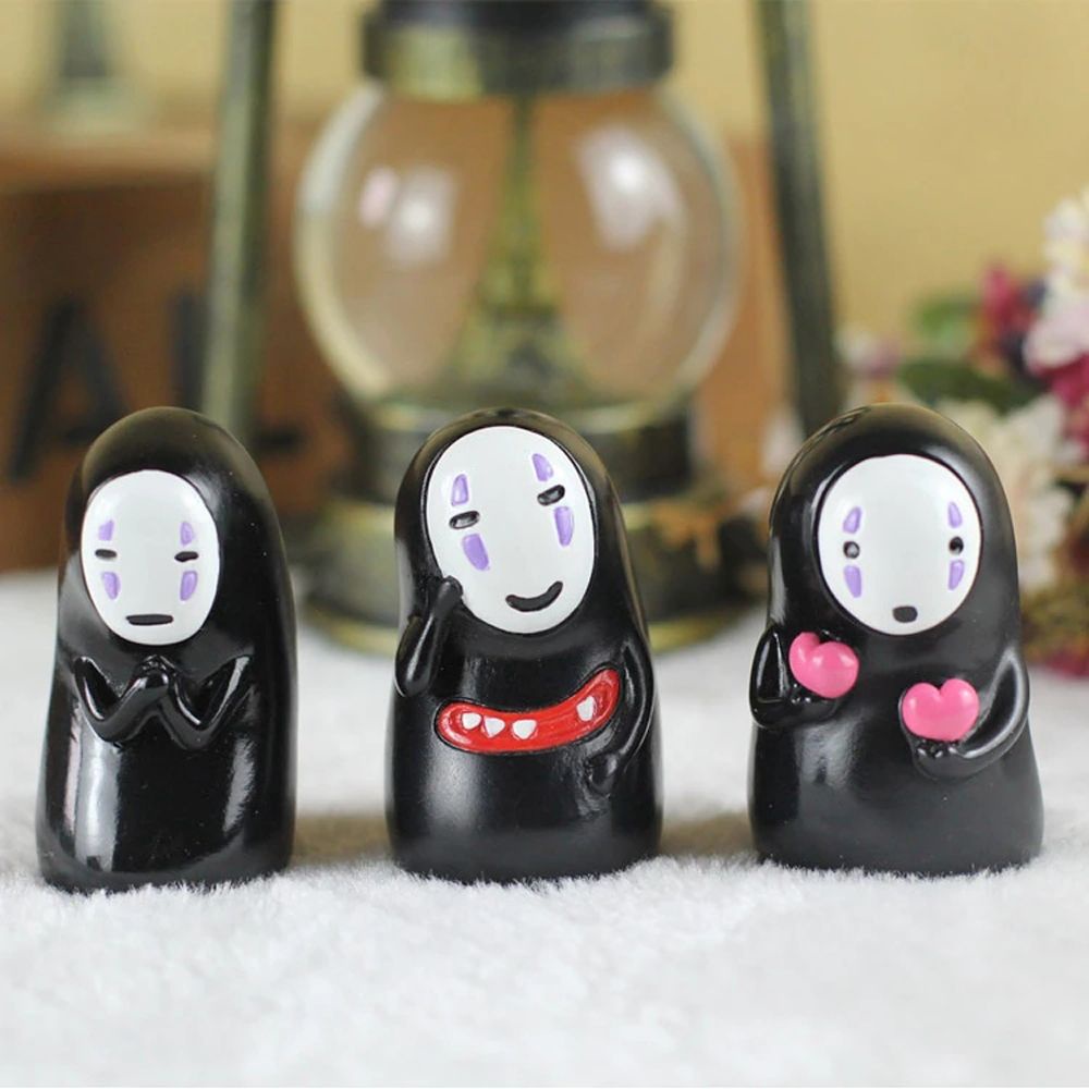 BERNARDO Japan Anime Anime Spirited Away Collection Gifts Gost Action Figure No Face Man Figure Collection Model Figure Toys Model Toy Home Decor Toy Gifts Faceless Man