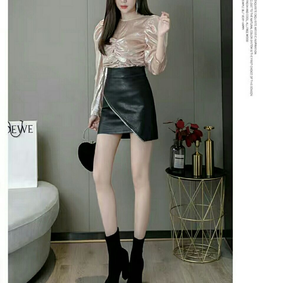 Chân Váy Da Pu Thời Trang Dành Cho Nữ D065 | BigBuy360 - bigbuy360.vn