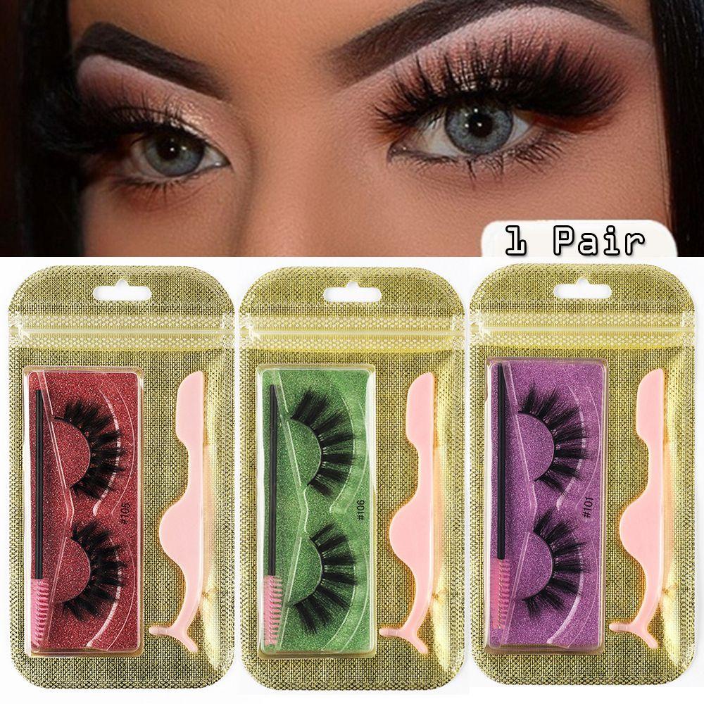 1 Bộ Lông Mi Giả Dài Nhẹ Tự Nhiên