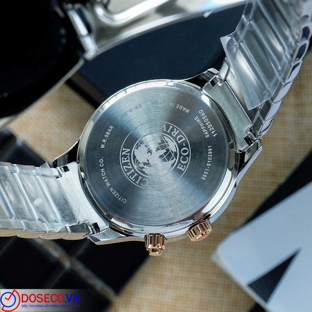 Đồng hồ nam CITIZEN ECO-DRIVE MOONPHASE AP1054-80A