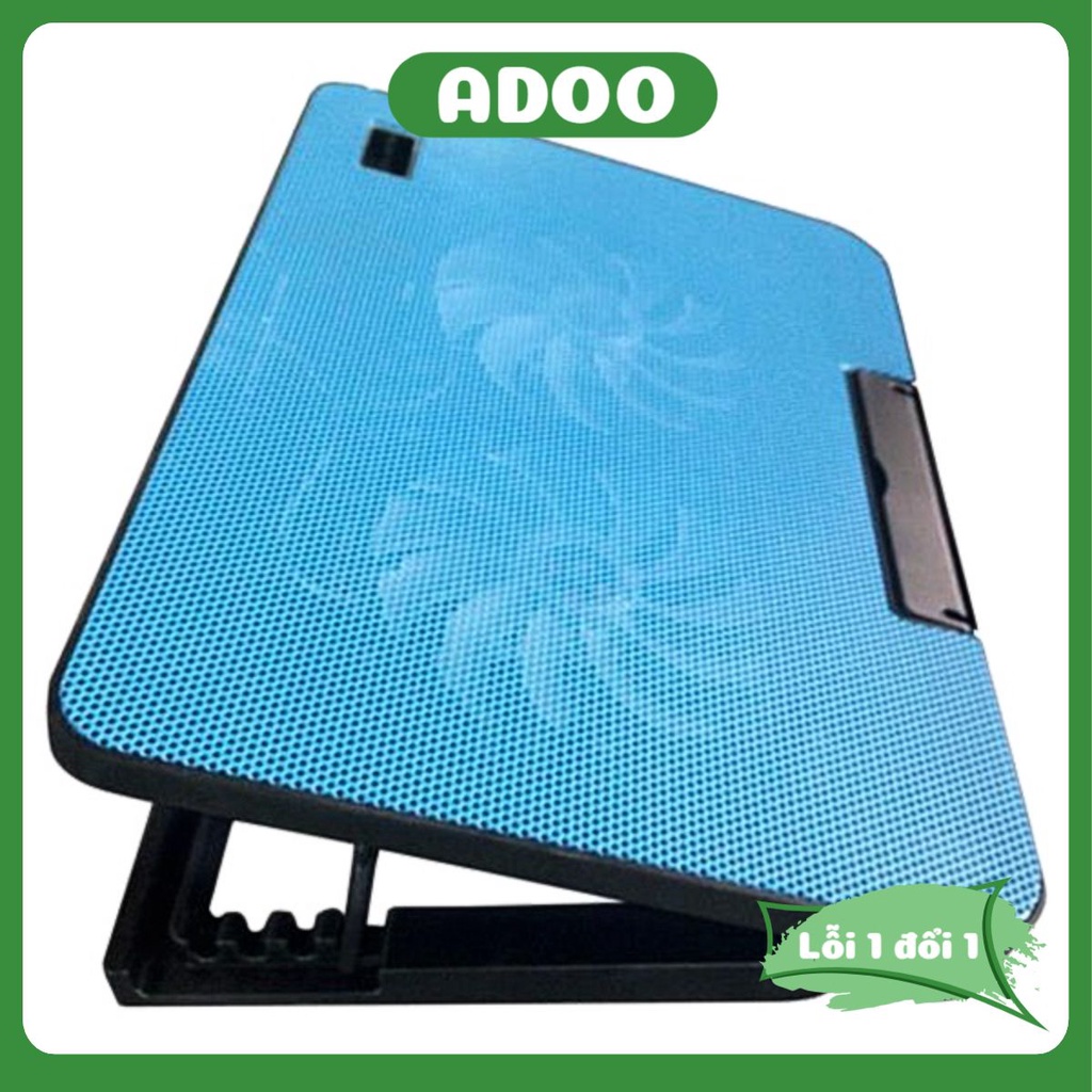 Đế Giá Đỡ Quạt Tản Nhiệt Cho Laptop N99 N19 Đế tản nhiệt 2 fan chạy êm, hút mạnh làm mát cực nhanh