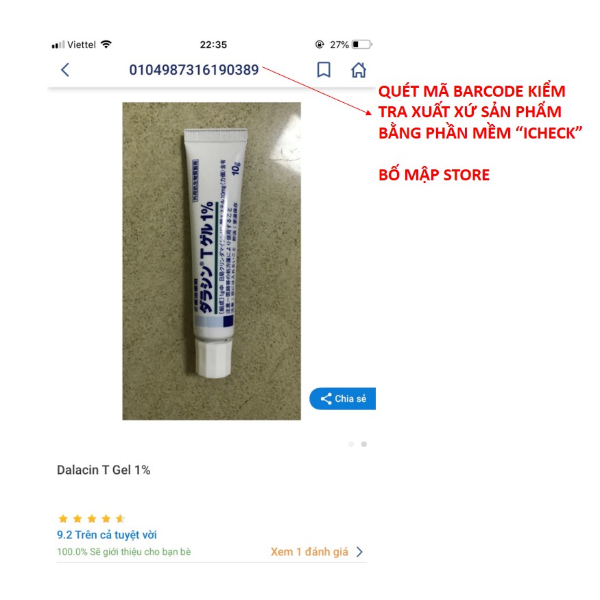 [SALE] [CAM KẾT 100% CHÍNH HÃNG] Kem Giảm Mụn Dalacin T Gel 1% Sato Nhật Bản | BigBuy360 - bigbuy360.vn