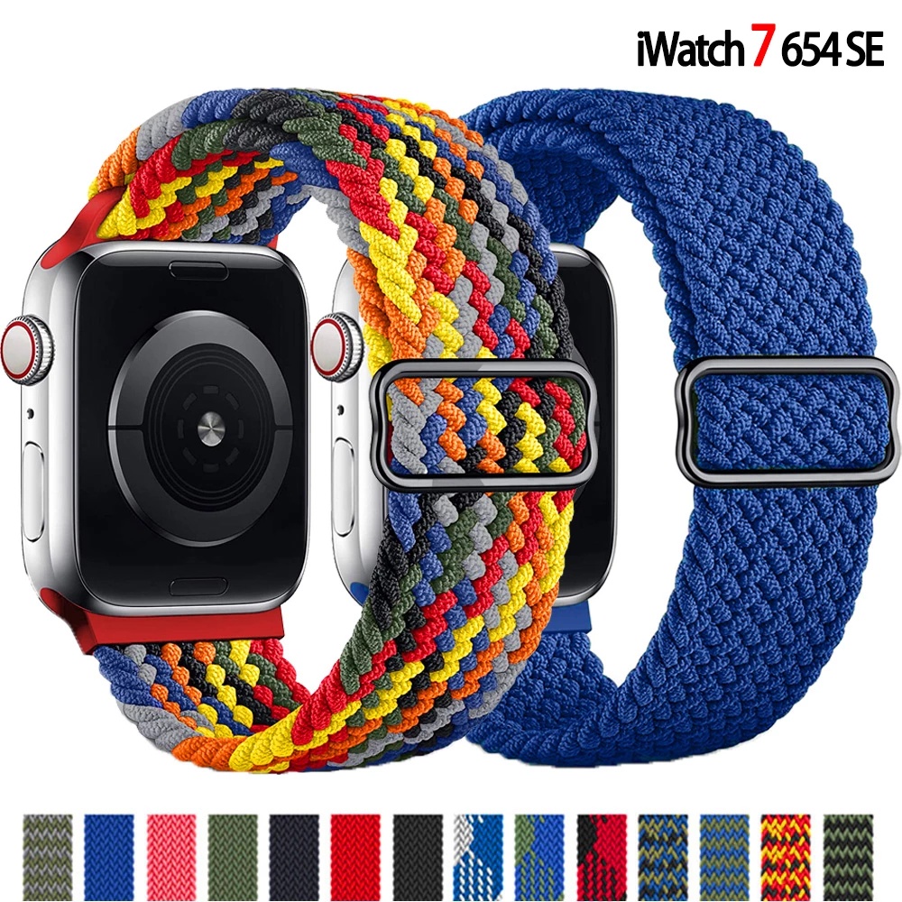 Dây đeo thay thế cho đồng hồ thông minh iwatch watch Series 7 6 5 4 3 2 1 SE 38mm 40mm 42mm 44mm Series 7 41mm 45mm