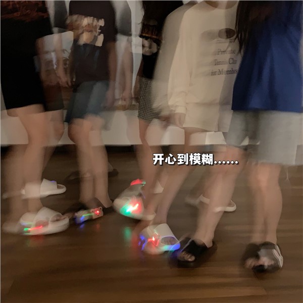 Dép Phát Sáng. Dép Quai Ngang Hình Thỏ Dễ Thương Thời Trang Mùa Hè Cho Nữ