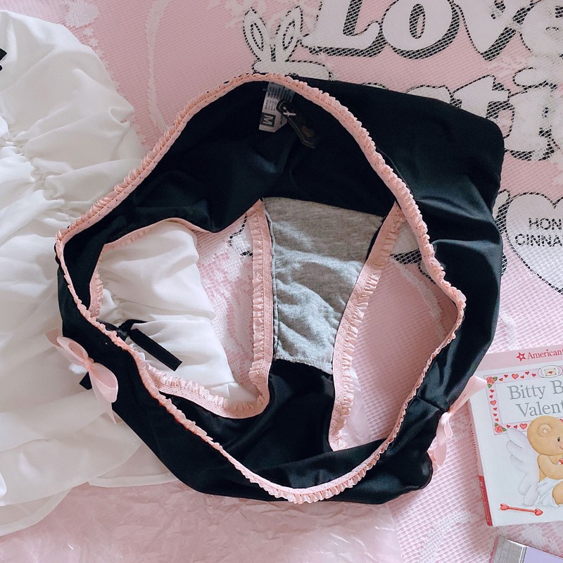 Quần lót nữ cao cấp đính nơ NuciFera chất lụa sexy siêu mượt